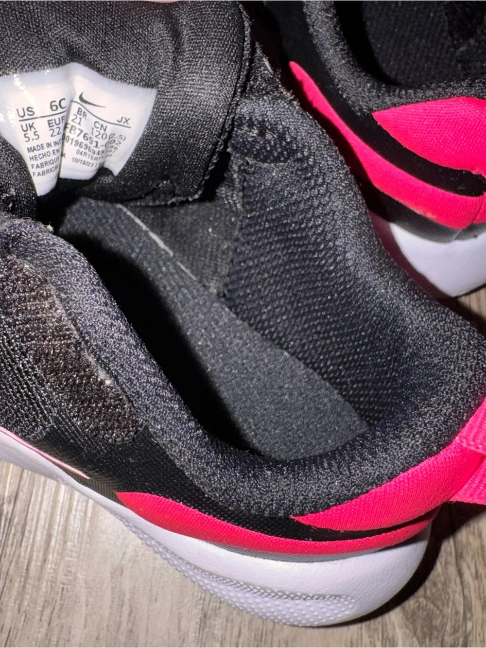 Nike Kids Revolution 7 Pink & Black